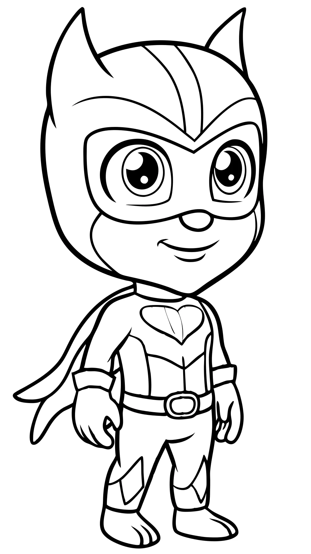 Páginas para colorear de Disney PJ Masks